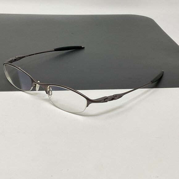 Oakley Eyeglasses 11-746 Chain 6.0 Titanium Dk Bronze Half Rim Metal Frame 48mm main image 12